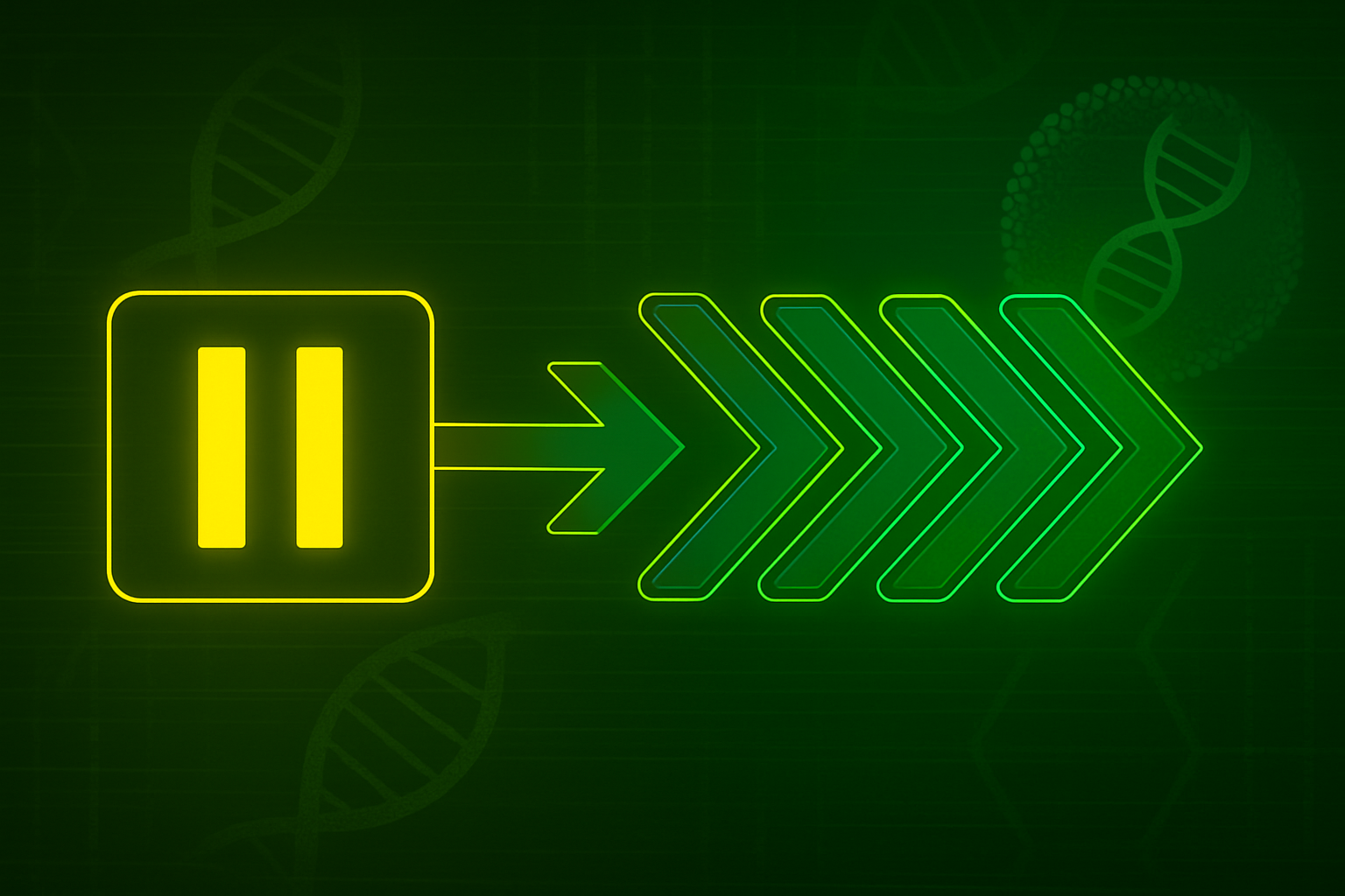 Slow down to speed up visual